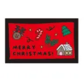 Christmas greeting card set 30 pcs red cartoon blessing message paper card for holiday party. - 30 Sheets / Red