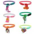 Ensemble de bracelets zippés colorés avec de charmants pendentifs de dessin animé pour enfants. - Bracelet Fermeture Éclair Princesse Aléatoire