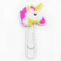 Leuke cartoon eenhoorn metalen paperclip detail, creatieve kantoor en school bladwijzer. - Stijl 6