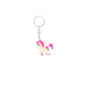 Detailed close-up shot of the glowing unicorn keychain pendant featuring cute cartoon design. - Luminous Style 08