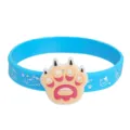 Niedliches blaues Silikonarmband mit 3D Cartoon Katzenpfote Design für Kinder Geschenke - Blauer 3D Katzenpfoten Stil (11)