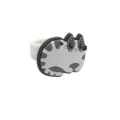 Niedlicher Cartoon Katze PVC weicher Gummi Ring für Kinder, süßer Tier Modeschmuck Geschenk. - Katzen Ring 01