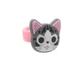 Niedlicher Cartoon-Katzenring für Kinder, weicher PVC-Tierring, schöner Kinderschmuck als Geschenk. - Katzen Ring 03