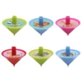 6pz bambini plastica colorata animale trottola giocattolo puzzle educativo festa - Animale / Confezione da 6 Pezzi