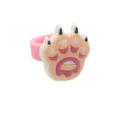 Leuke kattenpoot PVC zachte rubberen ring kinderen cartoon dier speelgoed cadeau accessoire - Katten Ring 06