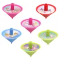 Trottole in plastica colorate per bambini, simpatico design unicorno, regalini per feste e antistress. - Unicorno / Confezione da 6 Pezzi