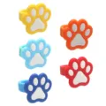 Süße Cartoon Katzenpfote Silikon Ring Griff Zubehör Mehrfarbig Set für Kinder Dekoration - Katzenpfote Ring Set