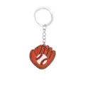Baseballhandschuh Schlüsselanhänger PVC Weichgummi Anhänger Sport Fan Souvenir Geschenk - Metallring Baseballhandschuh Stil