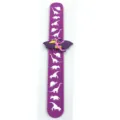 Cartoon Dinosaurier gedruckt Klapparmband Kinder Spielzeug Armband niedlich Schmuck Geschenk - Lila (Dinosaurier Großer Druck 06)