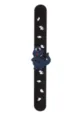 Süßes Cartoon Dinosaurier Schnapparmband für Kinder, schwarzes Armband mit 3D Dino und Muster. - Schwarz (Dinosaurier Kleiner Druck 07)