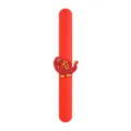 Bracelet slap en silicone rouge avec joli jouet dinosaure dessin animé pour les enfants. - Nouveau Dinosaure 2