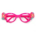 Montura de gafas decorativa sirena rosa niños, bonita gafa de juguete colorida infantil. - Rojo