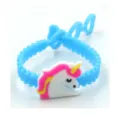 Leuke eenhoorn siliconen armband voor kinderen verstelbaar hart ontwerp cadeau - Eenhoorn 3-Gats Polsband 16