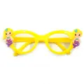 Montura de gafas decorativa de sirena para niños, gafas de juguete de color caramelo. - Amarillo