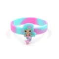 Cute mermaid silicone bracelet, colorful soft rubber wristband for kids, daily wear accessory. - Mermaid Style 2