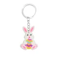 Osterhase Schlüsselanhänger süß Cartoon Kaninchen Ei Anhänger Schlüsselring Party Geschenk - Kaninchen