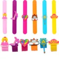 Kinderen PVC cartoon slap armbanden magische toverstaf prinses feest cadeautje speelgoed - Slap Armband Willekeurige Mix