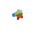 Kinderen Pasen siliconen ring cartoon schattige eieren kar feest cadeau sieraden - Karring