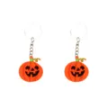 Halloween PVC Weichgummi Kürbis Schlüsselanhänger Süßes Cartoon Anhänger Metallring - Kürbis 01