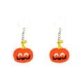 Halloween PVC Kuerbis Schluesselanhaenger niedliche Cartoon Schluesselring Dekoration - Kürbis 03