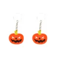 Niedlicher PVC Halloween Kürbis Schlüsselanhänger mit Metallring für Weihnachtsgeschenke. - Kürbis 07