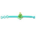 Bracciale in silicone di Natale per bambini con ciondolo albero e design a tre fori. - Albero di Natale