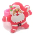 Details of the cute Christmas Santa Claus soft rubber ring, perfect children toy gift. - Santa Claus