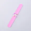 Niedliches Einhorn Silikon Schnapparmband für Kinder, lustiges Cartoon PVC Spielzeug. - Einhorn Stil 08