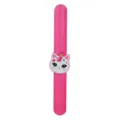 Cute cartoon cat unicorn slap bracelet for children fun pink wristband toy party nice gift - Style 06 (Pink Unicorn Cat)