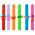 Kids colorful cartoon marine animal slap bracelets set, cute sea creature wristbands toys. - Random Marine Animal Slap Bracelet