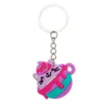 Süßer Cartoon Katze PVC Schlüsselanhänger Anhänger niedlicher Dessert Stil Metallring - Süßer Haustier Schlüsselanhänger 02