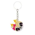 Leuke cartoon hert sleutelhanger PVC zacht rubber sleutelring tas hangerdier accessoires - Schattige Huisdier Sleutelhanger 03