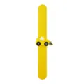 Braccialetto slap giallo veicolo cantiere bambini, giocattolo silicone escavatore cartone dettaglio. - Stile Auto da Cantiere Giallo 5 (Stile 5)