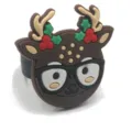 Christmas reindeer soft rubber ring cute cartoon children toy holiday gift party favor - Elk Style