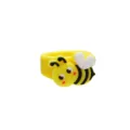 Bague mignonne en forme d'abeille de dessin animé pour enfants, jouet bijou en PVC souple. - Bague Abeille 02