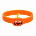 Bracelet en silicone citrouille mignon d'Halloween pour enfant cadeau de fête décoratif. - Citrouille