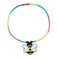 Bunte Silikon Cartoon Biene Halskette fuer Kinder, spielerischer Regenbogen Kettenschmuck. - Stil 06