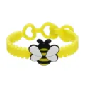 Braccialetto in silicone ape cartone animato carino per bambini, polsino PVC regolabile. - Stile Braccialetto Ape 04