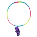 Collar de silicona colorido con colgante de coche de dibujos animados para niños y niñas. - Estilo de Coche 05