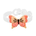 Dettaglio gioiello: Braccialetto regolabile PVC farfalla cartone animato bimbi bianco. - Stile Braccialetto Farfalla 05