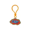 Porte-clés bulle de parole ZAP en époxy PVC pour enfants pendentif de sac mignon - Porte-clés Ampoule ZAP