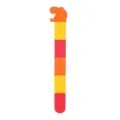 Bracelet slap en silicone dinosaure coloré pour enfants, accessoire jouet de poignet. - Tête de Dinosaure Orange