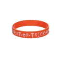Braccialetto in silicone arancione di Halloween per regalo di festa e decorazione. - Stile 1