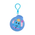 Close-up detail view of the cute portable cartoon elephant foldable air cushion mirror comb. - Elephant Mirror Comb