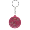 3D rollende bal doolhof sleutelhanger creatief puzzel speelgoed cadeau roze rond - Dessert