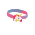 Bracelet licorne en silicone coloré pour enfants, bracelet en caoutchouc pastel pour cadeau. - Bracelet Licorne 02