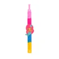 Bracciale fidget giocattolo in silicone push pop bubble con simpatico design a sirena. - Braccialetto Sirena Rosso Rosa