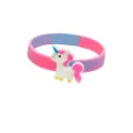 Kids Cartoon Unicorn Silicone Wristband Colorful Gradient Rubber Bracelet Toy Gift - Unicorn Bracelet 13