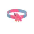 Colorful silicone wristband with cute unicorn charm for kids party gifts and daily wear accessories - Unicorn Bracelet 14