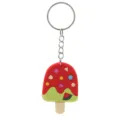 Portachiavi gelato in silicone carino, ciondolo borsa popsicle cartone animato, colorato. - Stile di Gelato 09